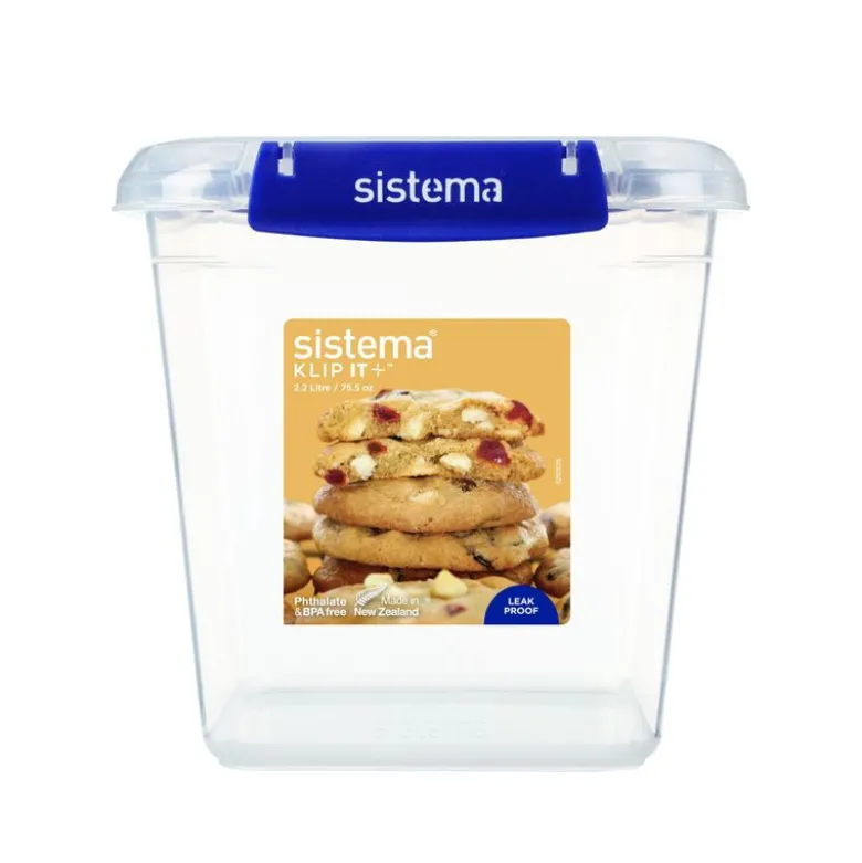 Sistema Klip It Plus opbevaringsboks klar 2,2 liter