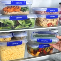 Sistema Klip It Plus Rectangle opbevaringsboks klar 450 ml