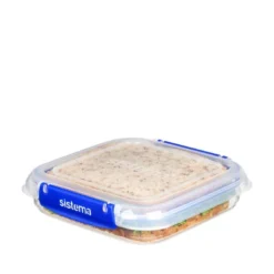 Sistema Klip It Plus Square opbevaringsboks klar 520 ml