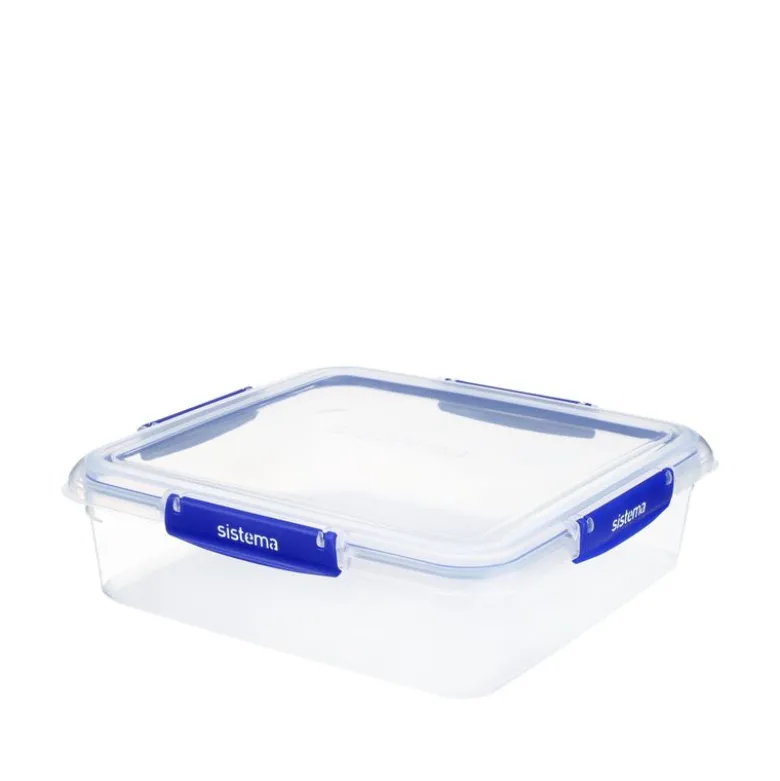 Sistema Klip It Plus Square opbevaringsboks klar 3,5 liter