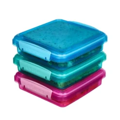 Sistema Klip It Sandwich madkasse multifarvet 450 ml 3 stk.