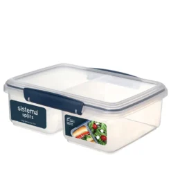 Sistema large split dark blue 2 liter
