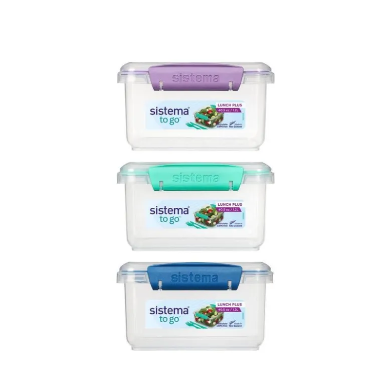 Sistema Lunch Plus To Go madkasse assorteret 1,2 liter