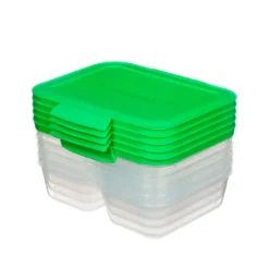 Sistema Nest It Meal Prep opbevaringsbokse grøn 5 stk.