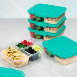 Sistema Nest It Meal Prep Opbevaringsbokse Mint 5 stk.