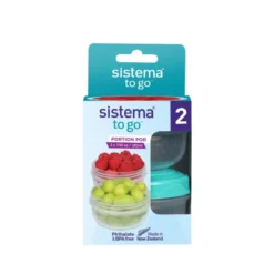 Sistema Portion Pod To Go bæger multifarvet 210 ml 2 stk.