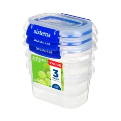 Sistema Rectangle Klip It Plus 3 stk. 400 ml