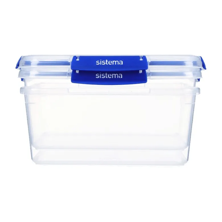 Sistema Rectangle Klip It Plus opbevaringssæt 3,35 liter 2 stk.