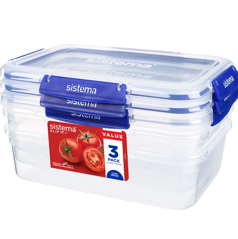 Sistema Rectangle Klip It Plus 3 stk. 2,2 liter