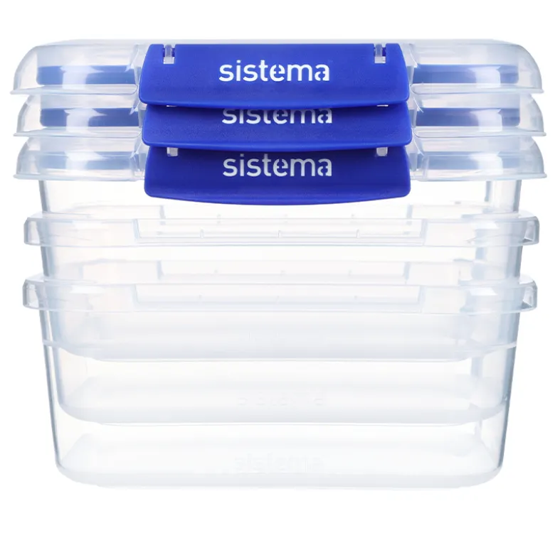 Sistema Rectangle Klip It Plus 3 stk. 1 liter
