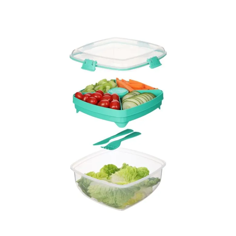 Sistema Salad Max To Go salatboks assorteret 1,63 liter