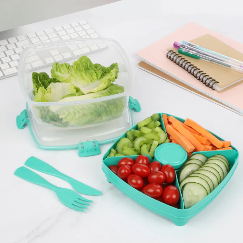 Sistema Salad Max To Go salatboks assorteret 1,63 liter