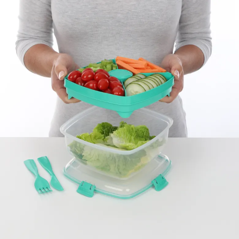 Sistema Salad Max To Go salatboks assorteret 1,63 liter