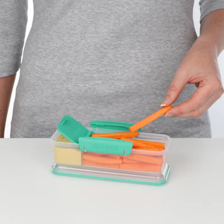 Sistema Snack Attack To Go opbevaringsboks assorteret 410 ml