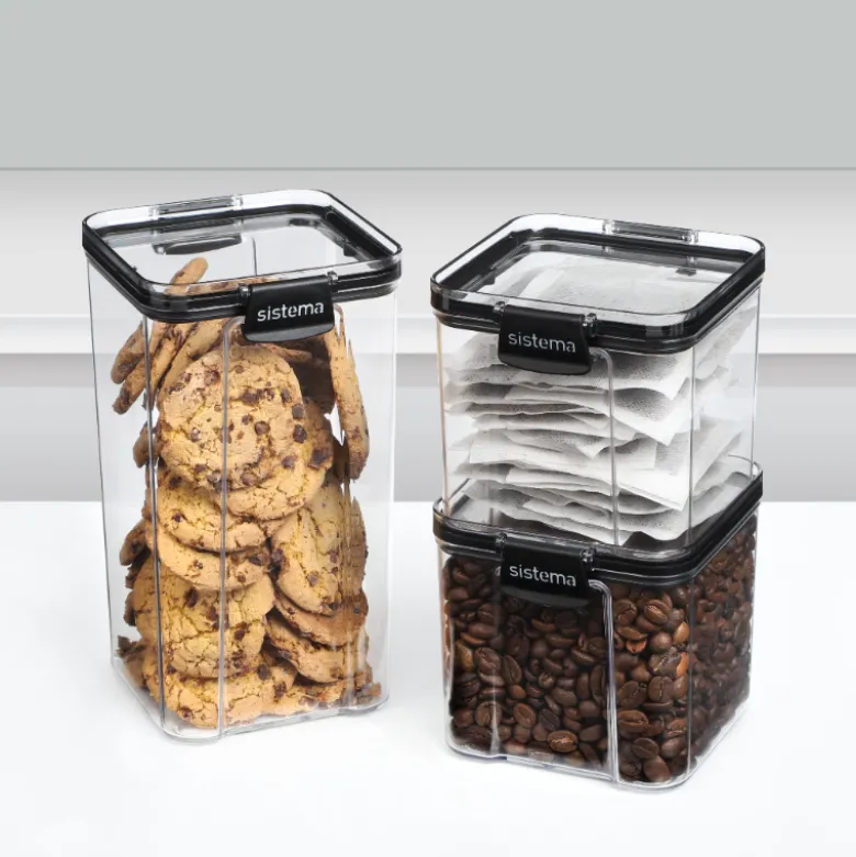 Sistema Tritan Ultra Square opbevaringsboks 1,4 liter
