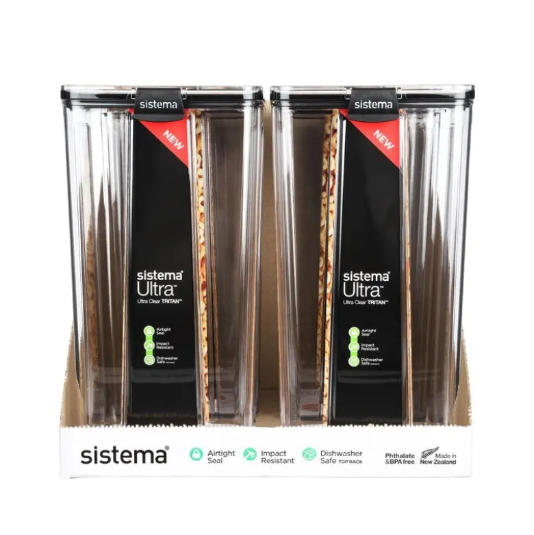 Sistema Tritan Ultra Square opbevaringsboks 4 liter