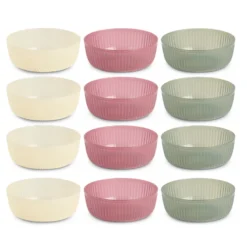 Skålesæt 4 stk. Ø 15 cm i assorterede farver