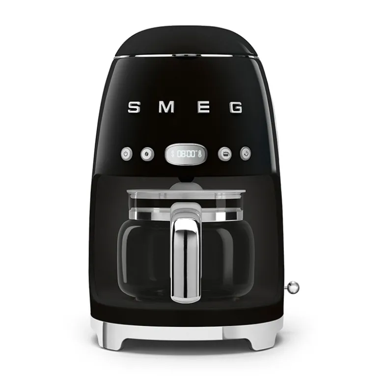 Smeg DCF02BLEU filterkaffemaskine med timer sort 1050 watt
