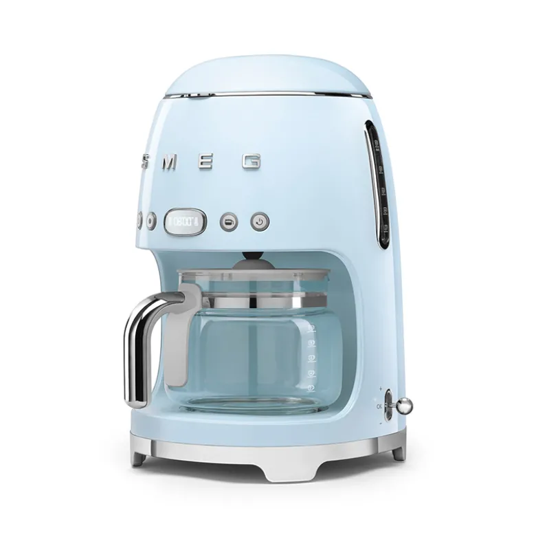 Smeg DCF02PBEU filterkaffemaskine med timer pastelblå 1050 watt