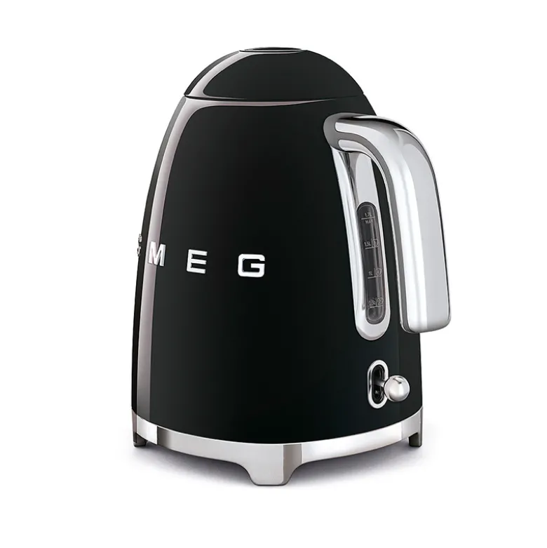 Smeg KLF03BLEU elkedel sort 1,7 liter 2400 watt