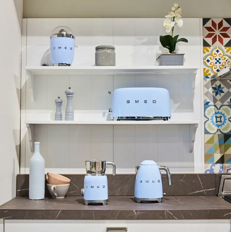 Smeg KLF03PBEU elkedel pastelblå 1,7 liter 2400 watt