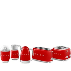 Smeg KLF04RDEU elkedel rød 1,7 liter 2400 Watt