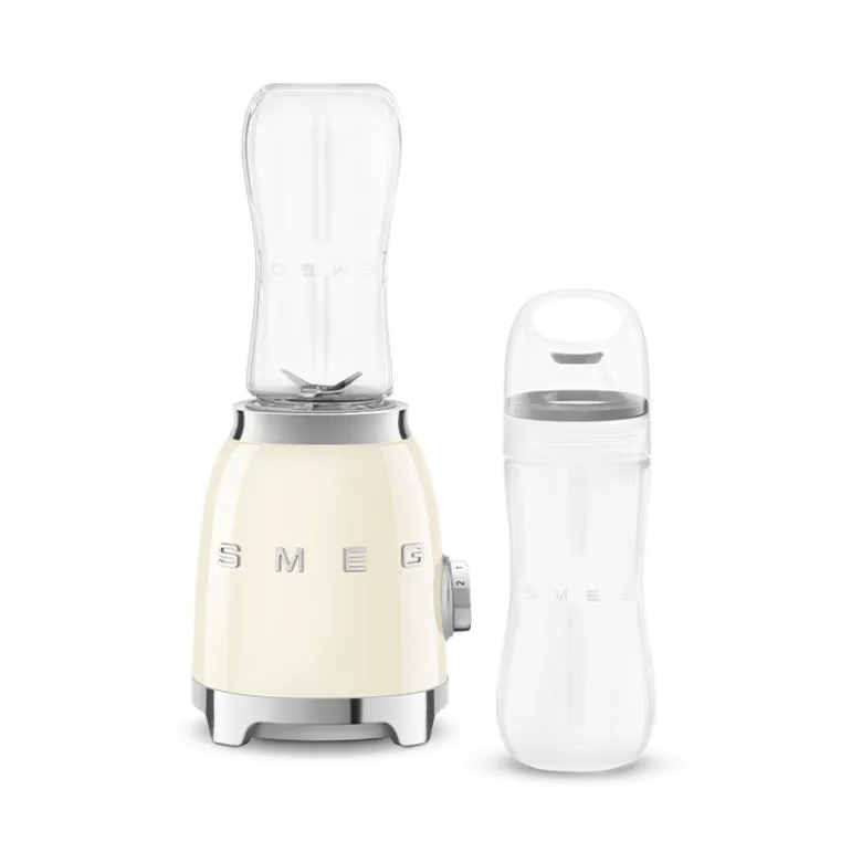 Smeg PBF01WHEU Personal blender creme inkl. 2 stk. flasker 0,6 liter