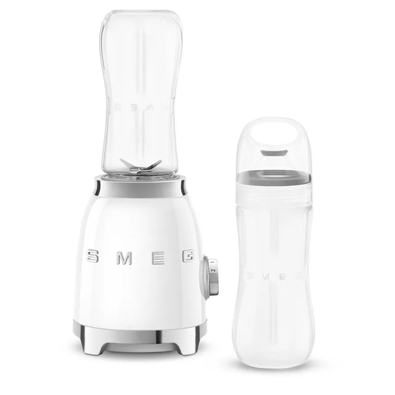Smeg PBF01WHEU Personal blender hvid inkl. 2 stk. flasker 0,6 liter