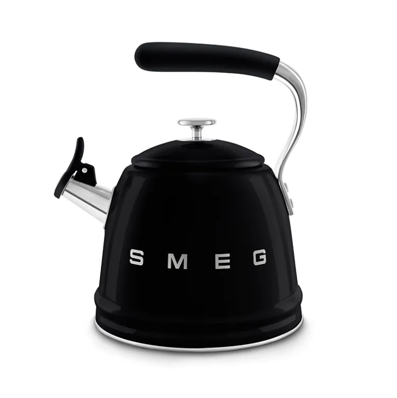 Smeg 50's Style fløjte kedel sort 2,3 liter