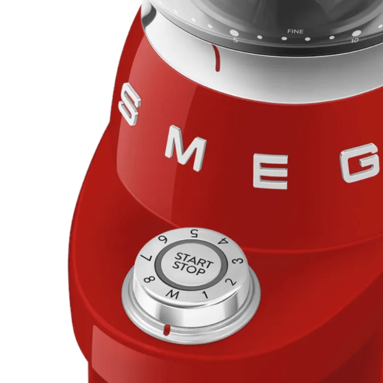 Smeg 50's Style kaffekværn rød 240 gram