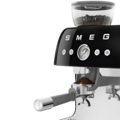 Smeg 50's Style manuel espressomaskine sort