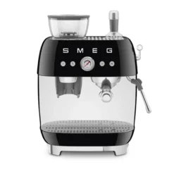 Smeg 50's Style manuel espressomaskine sort