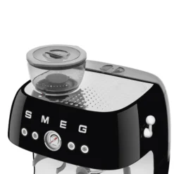 Smeg 50's Style manuel espressomaskine sort