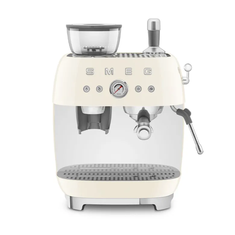 Smeg 50's Style manuel espressomaskine creme 1650 watt