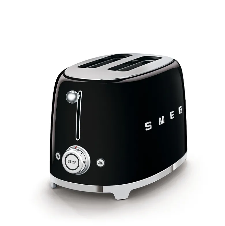 Smeg TSF01BLEU brødrister sort 2 skiver 950 watt