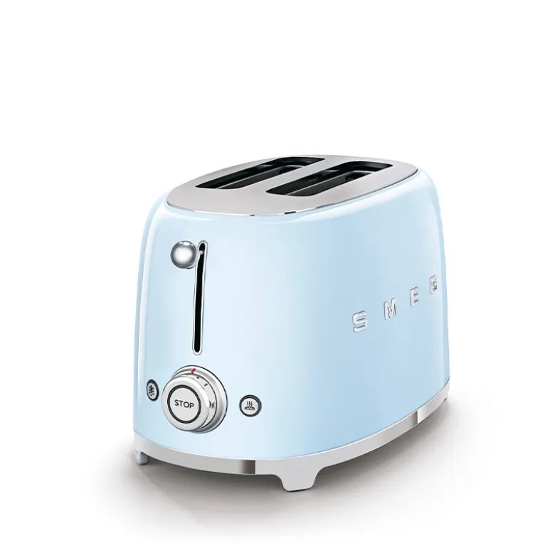 Smeg TSF01PBEU brødrister pastelblå 2 skiver 950 watt