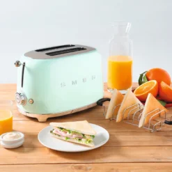 Smeg TSF01PGEU brødrister pastelgrøn 2 skiver 950 watt