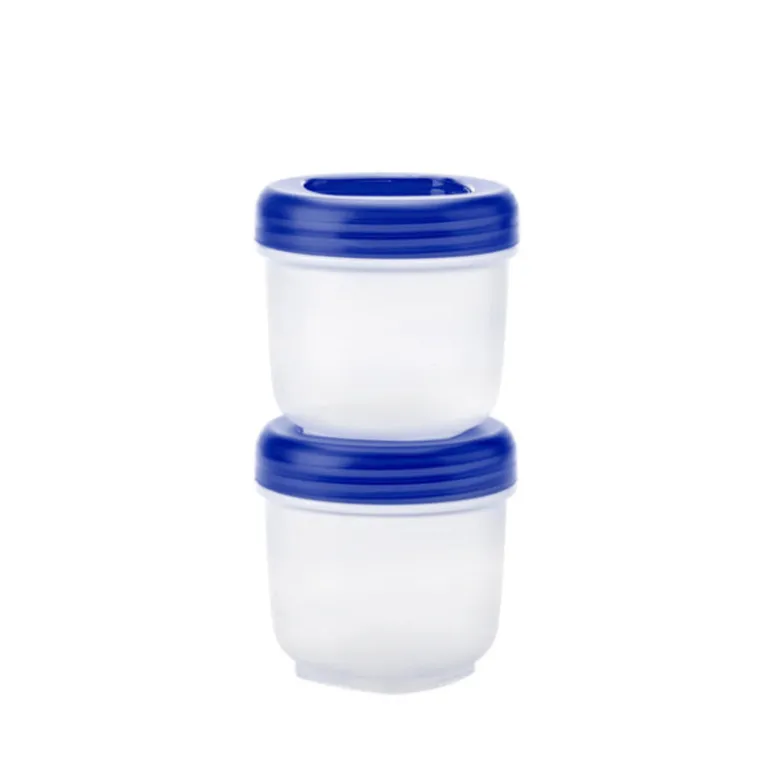 Snack pots madbøtter kongeblå 2 stk. 150 ml