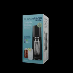 Sodasteam Terra danskvandsmaskine sort 1 liter