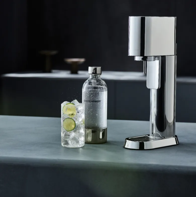 Sodastream Ensō danskvandsmaskine stål 1 liter