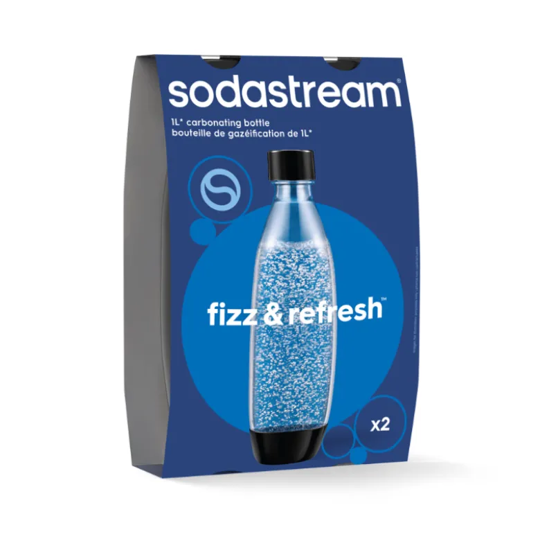 Sodastream Fuse DWS flaske klar 1 liter 2 stk.