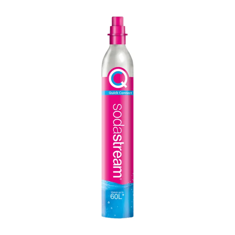 Sodastream Quick Connect kulsyrepatron ombytning pink 60 liter