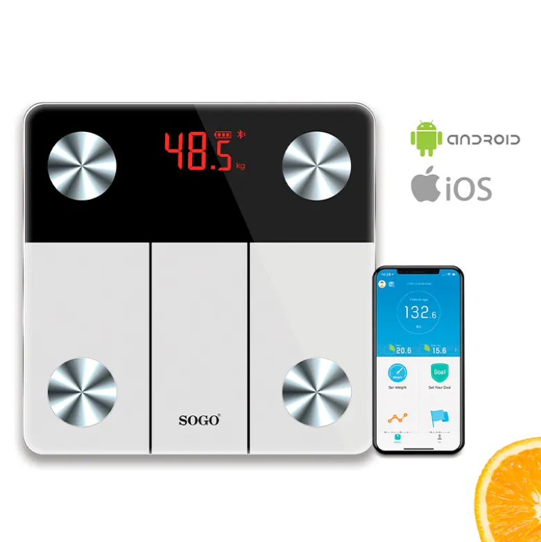 Sogo Bluetooth badevægt max 180 kg