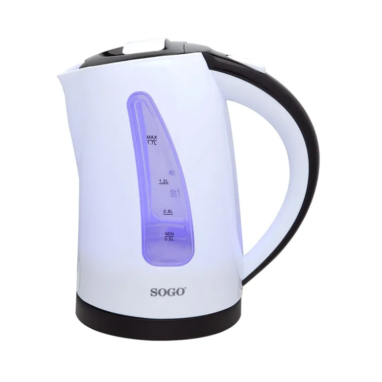 Sogo elkedel hvid 2200 W, 1,7 liter