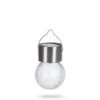 Solcellelampe i rustfrit stål 6 cm