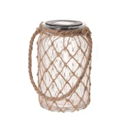 Solcellelampe med 10 LED lys i krukke