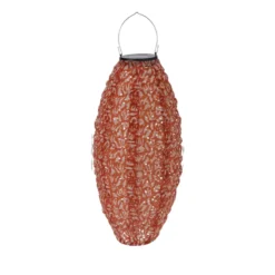 Solcellelampe oval 12 LED assorterede farver