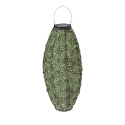 Solcellelampe oval 12 LED assorterede farver