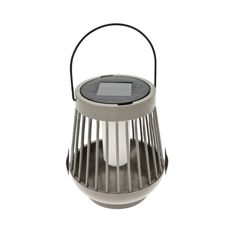 Solcelle lanterne - assorterede farver H 15 cm