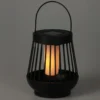 Solcelle lanterne sort Ø 13 x H 15 cm